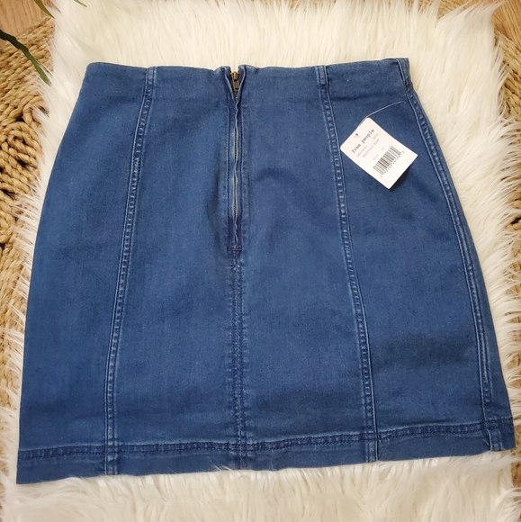 Free People Denim Mini Skirt - Picture 6 of 11